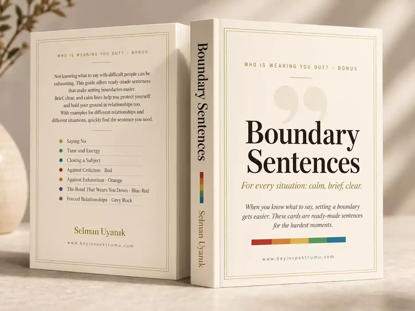 Boundary-Setting Phrases